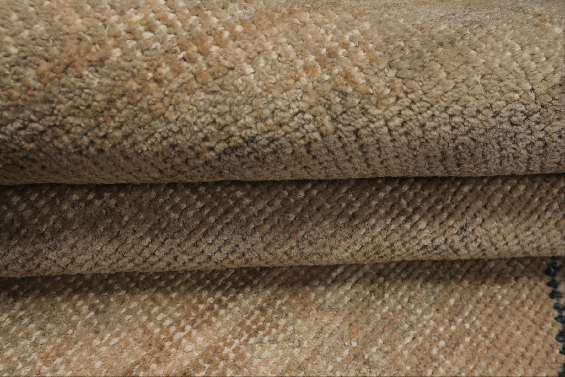 8x10 Beige, Taupe, Brown Color Hand Knotted Oushak Wool Traditional Oriental Rug