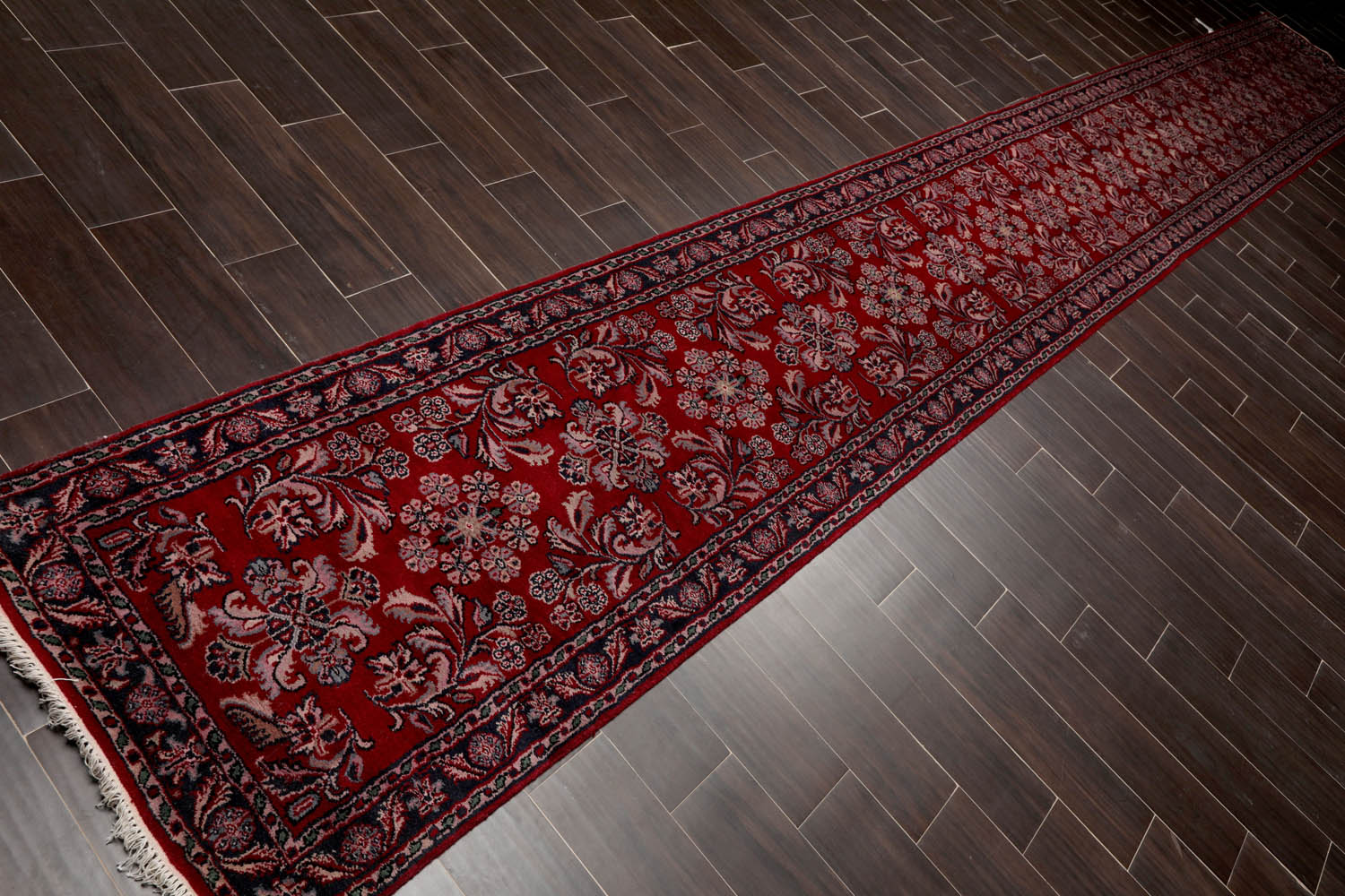 Palace Burgundy, Midnight Blue, Rose Color Hand Knotted Persian 100% Wool Traditional Oriental Rug