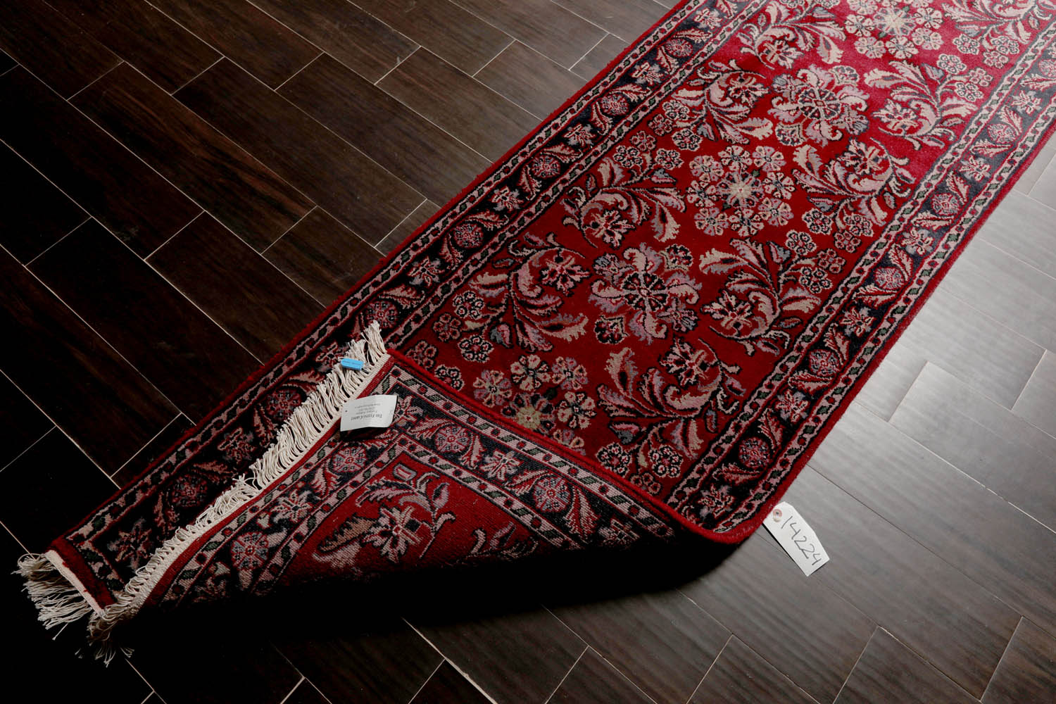 Palace Burgundy, Midnight Blue, Rose Color Hand Knotted Persian 100% Wool Traditional Oriental Rug