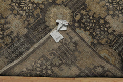 9x12 Gray, Beige, Tan Color Hand Knotted  Wool Transitional Oriental Rug