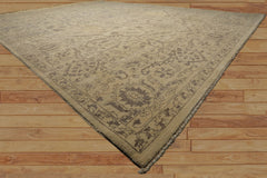 9x12 Beige, Taupe, Color Hand Knotted Peshawar Wool Transitional Oriental Rug