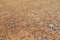 6x9 Beige, Tan, Brown Color Hand Knotted All-Over 100% Wool Traditional Oriental Rug