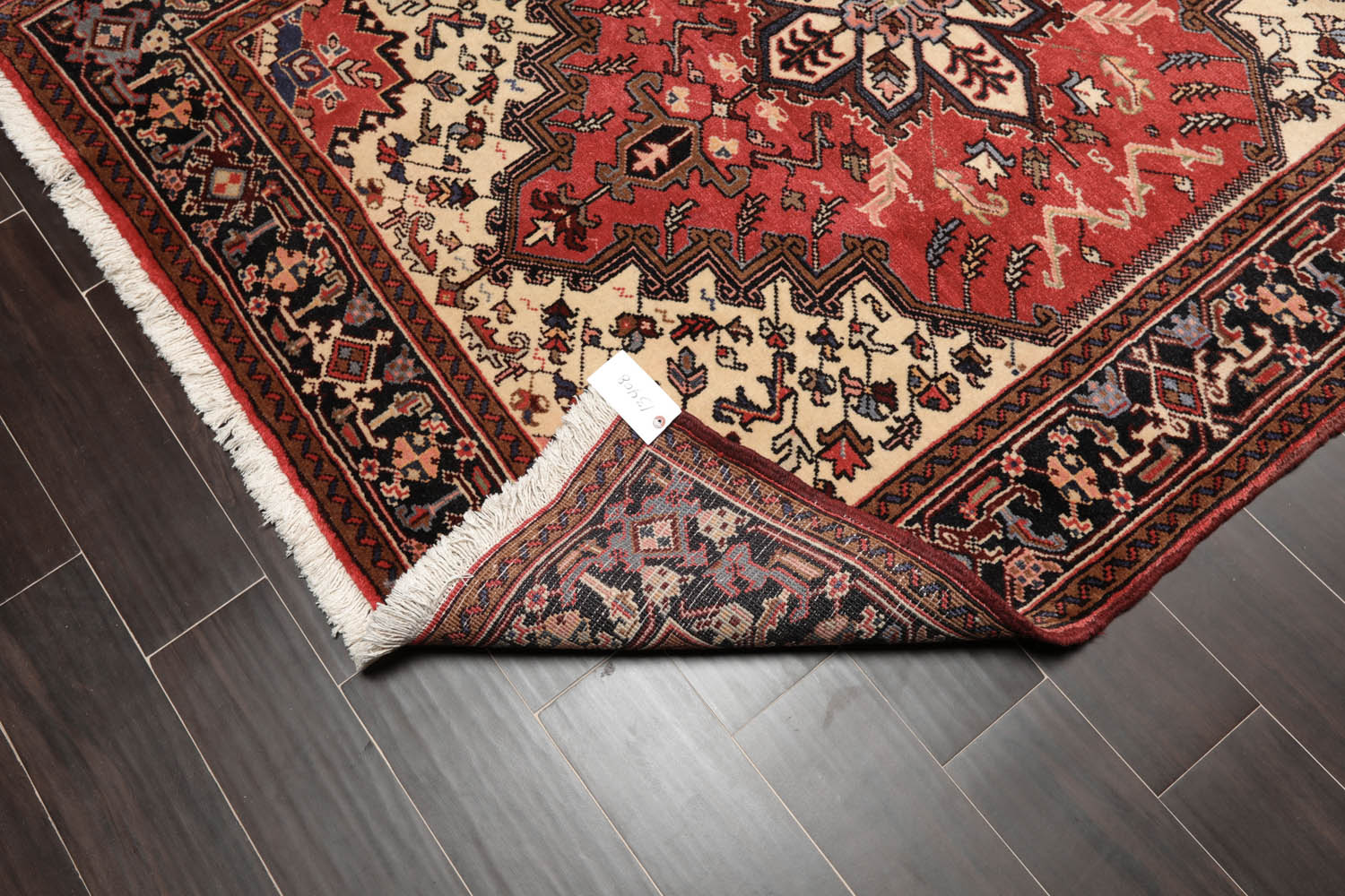 5x7 Red, Charcoal, Brown Color Hand Knotted All-Over 100% Wool Traditional Oriental Rug