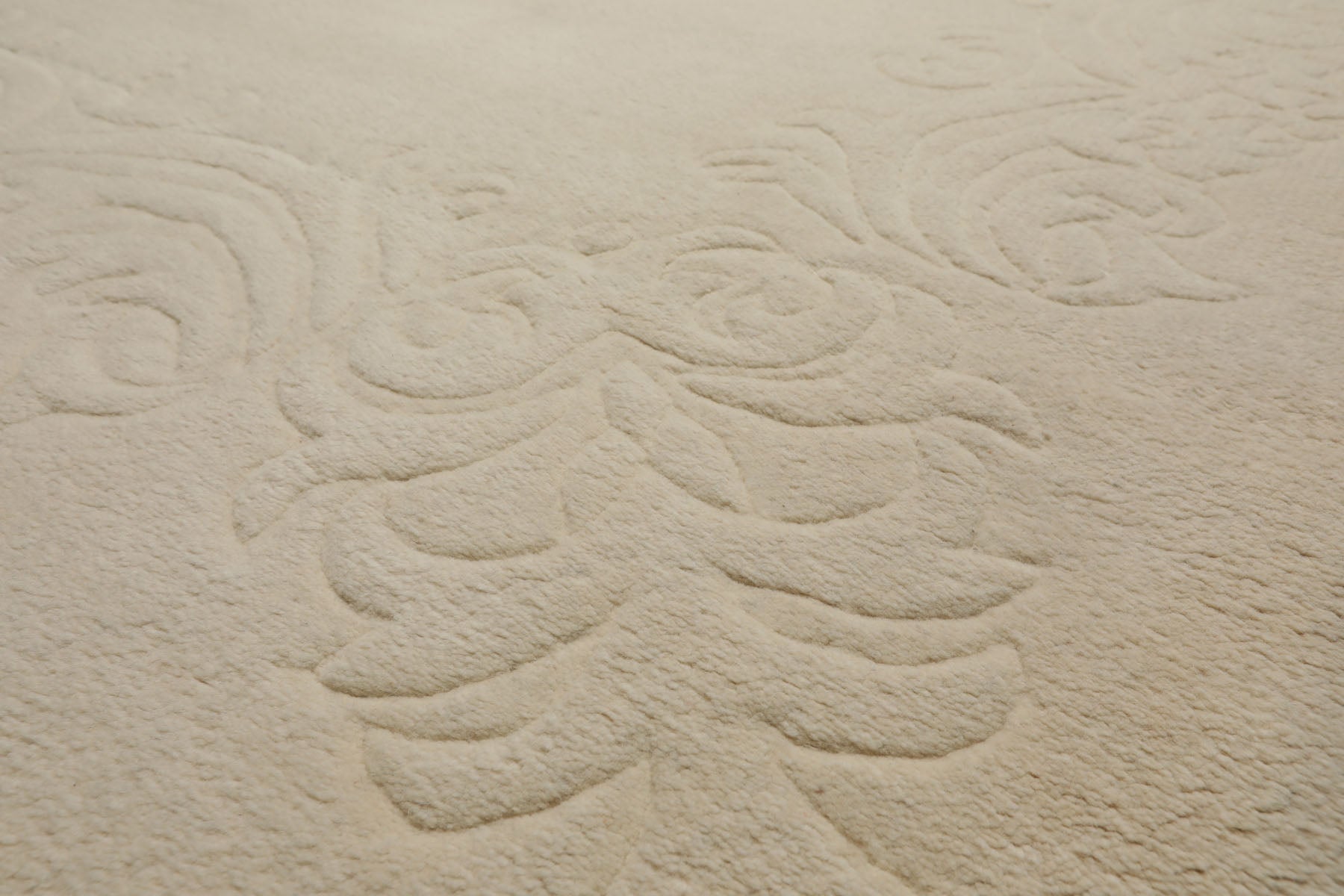 8x10 Ivory, , Color Hand Knotted French Aubusson Savonnerie Wool Traditional  Oriental Rug