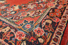 4x6 Multicolored, Charcoal, Blue Color Hand Knotted Persian 100% Wool 12989 Oriental Rug