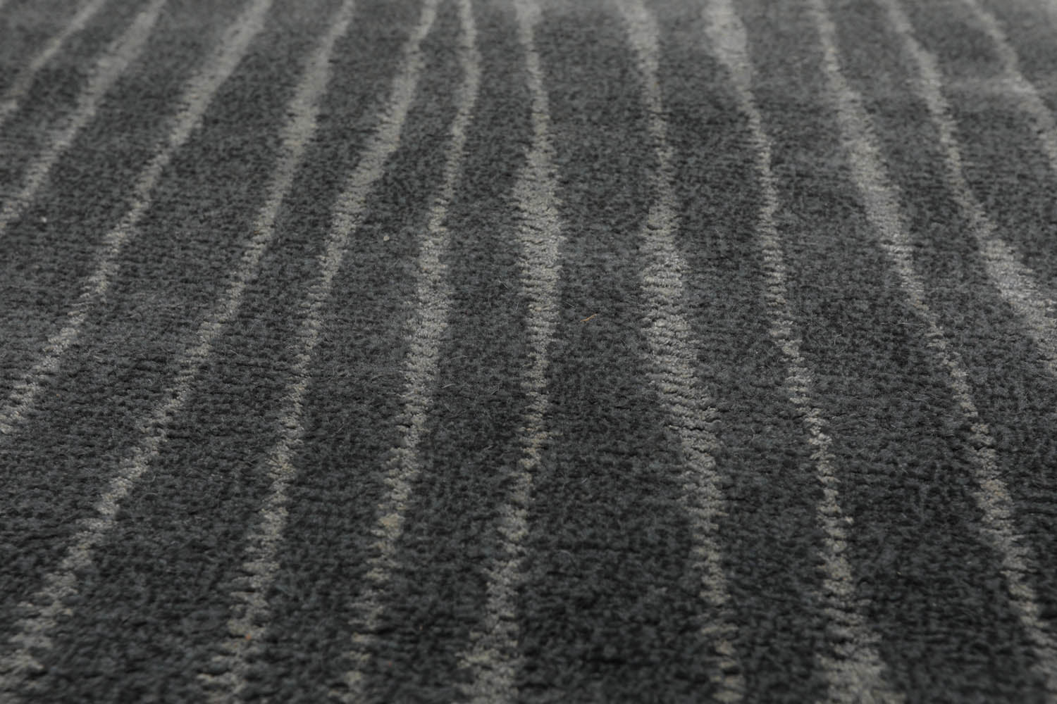 2x3 Tone on Tone Gray, , Color Hand Knotted All-Over Wool & Silk||Wool Modern Oriental Rug