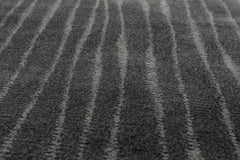 2x3 Tone on Tone Gray, , Color Hand Knotted All-Over Wool & Silk||Wool Modern Oriental Rug