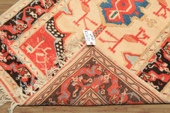 3x5 Light Peach, Coral, Aqua Color Hand Knotted Turkish Kula Wool Traditional Oriental Rug