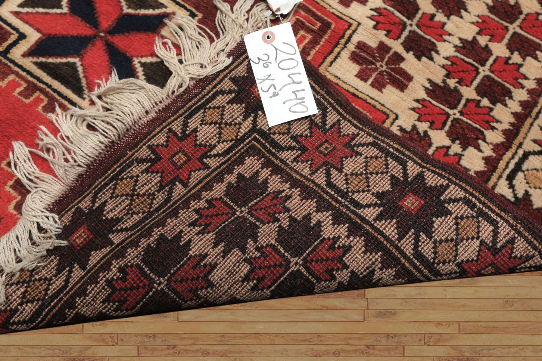 4x6 Ivory, Red, Maroon Color Hand Knotted Turkish Kula Wool Traditional Oriental Rug