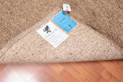 4x6 Tan, , Color Hand Knotted All-Over 100% Wool Contemporary Oriental Rug