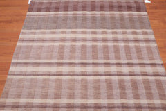 5x7 Beige, Grey, Tan Color Hand Woven All-Over 100% Wool Contemporary Oriental Rug