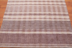 5x7 Beige, Grey, Tan Color Hand Woven All-Over 100% Wool Contemporary Oriental Rug