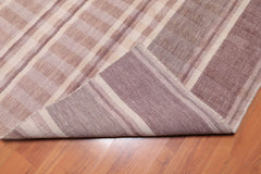 5x7 Beige, Grey, Tan Color Hand Woven All-Over 100% Wool Contemporary Oriental Rug