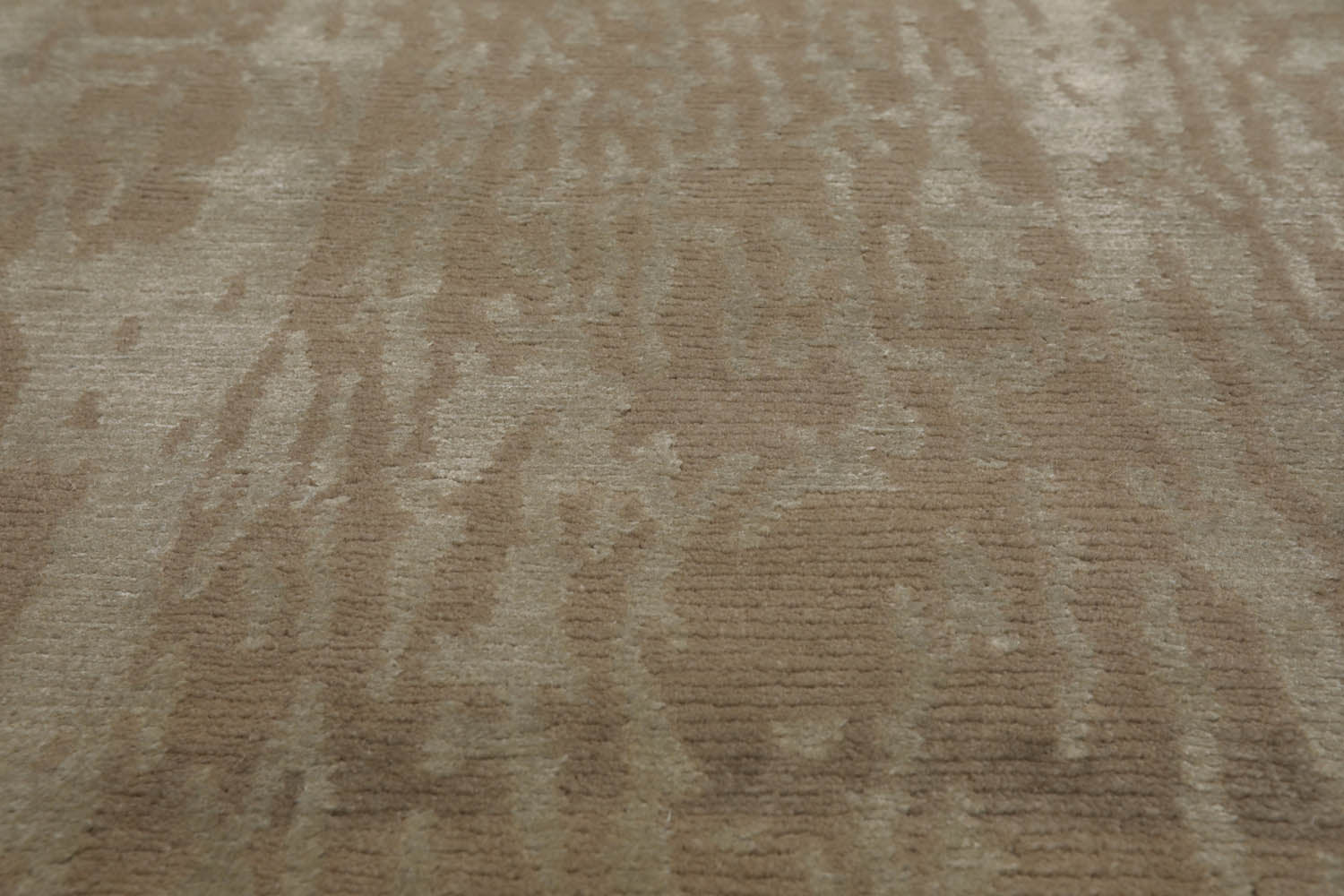 2x3 Tone on Tone Gray, , Color Hand Knotted All-Over Wool & Silk Modern Oriental Rug