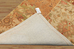 3x5 Beige, Rust, Brown Color Hand Tufted  Wool Transitional Oriental Rug