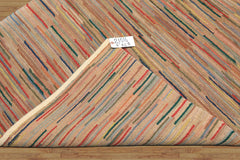 4x6 Rose, Multi, Color Hand Knotted Tibetan Wool Modern & Contemporary Oriental Rug