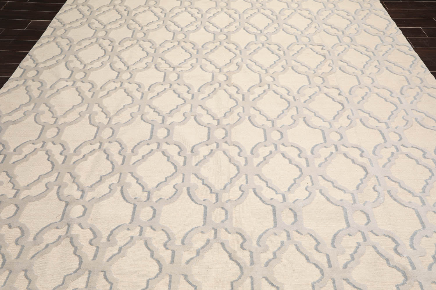 9x12 Gray, Slate, Color Hand Knotted All-Over 100% Wool Modern Oriental Rug