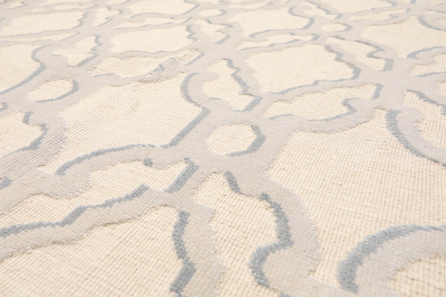 9x12 Gray, Slate, Color Hand Knotted All-Over 100% Wool Modern Oriental Rug