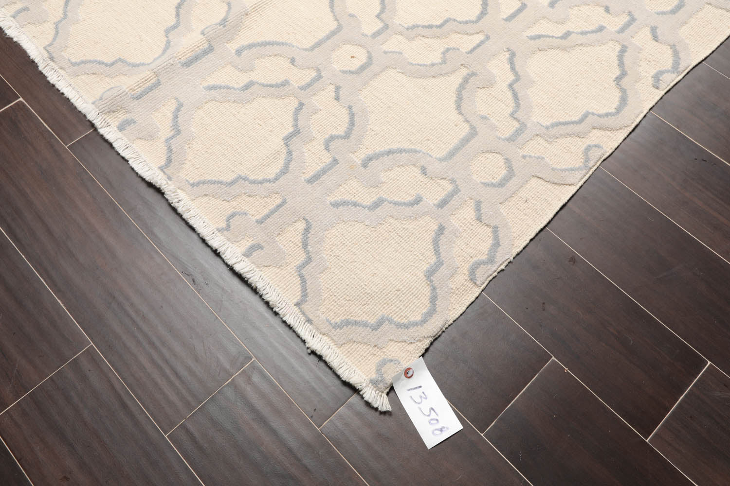 9x12 Gray, Slate, Color Hand Knotted All-Over 100% Wool Modern Oriental Rug