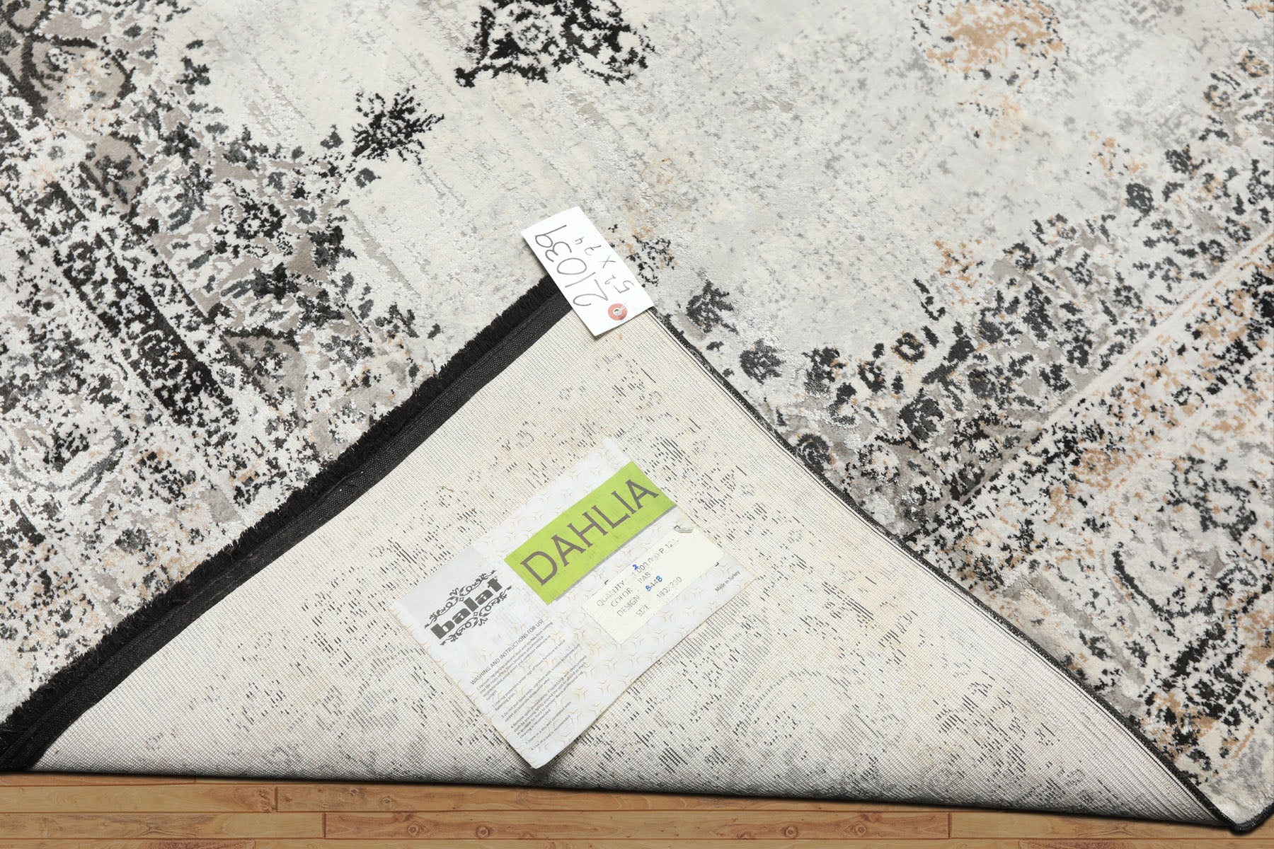 5x7 Cream, Charcoal, Gray Color Machine Made  100% Bamboo Silk Traditional Oriental Rug