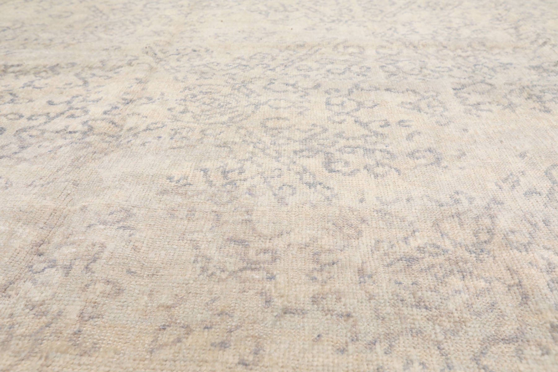 9x12 Gray, , Color Hand Knotted Antique Reproduction 100% Wool Modern Oriental Rug