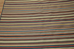 5x8 Ivory, Sage, Gold Color Machine Made  Cotton Wool & other Blend Modern & Contemporary Oriental Rug