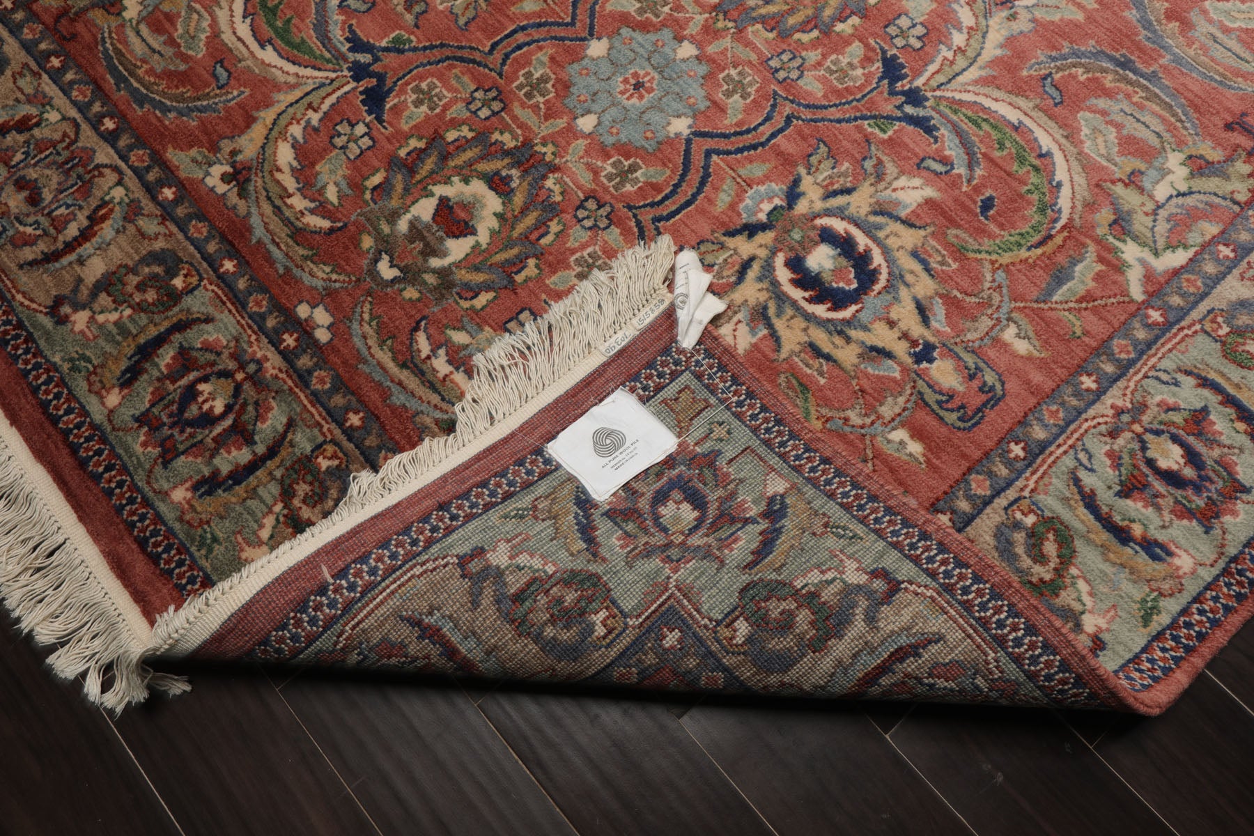 6x9 Rose, Ivory, Beige Color Hand Knotted French Aubusson Savonnerie Wool Traditional Oriental Rug
