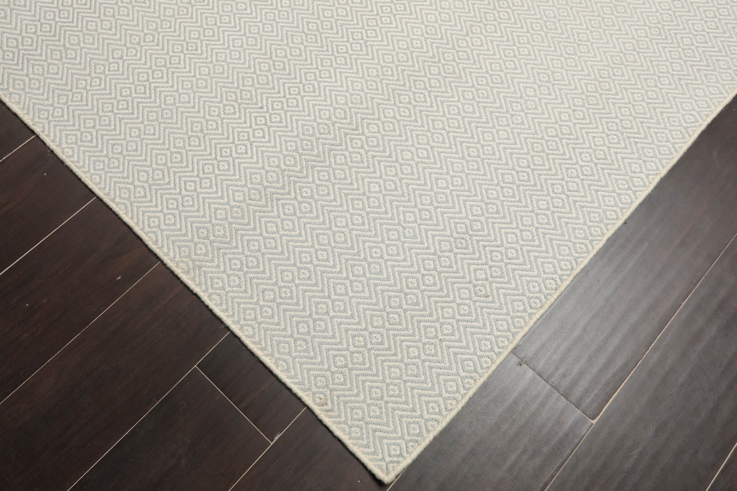 Multi Size Ivory Gray Gray Color Hand Woven All-Over 100% Wool Modern Oriental Rug