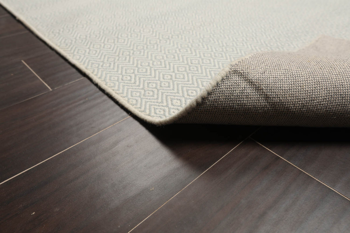 Multi Size Ivory Gray Gray Color Hand Woven All-Over 100% Wool Modern Oriental Rug