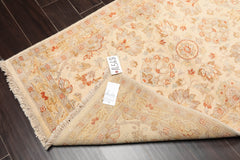 3x5 Ivory, Light Gold, Taupe Color Hand Knotted All-Over 100% Wool Traditional Oriental Rug