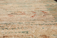 5x7 Beige, Tan, Gray Color Hand Woven All-Over 100% Wool Modern Oriental Rug