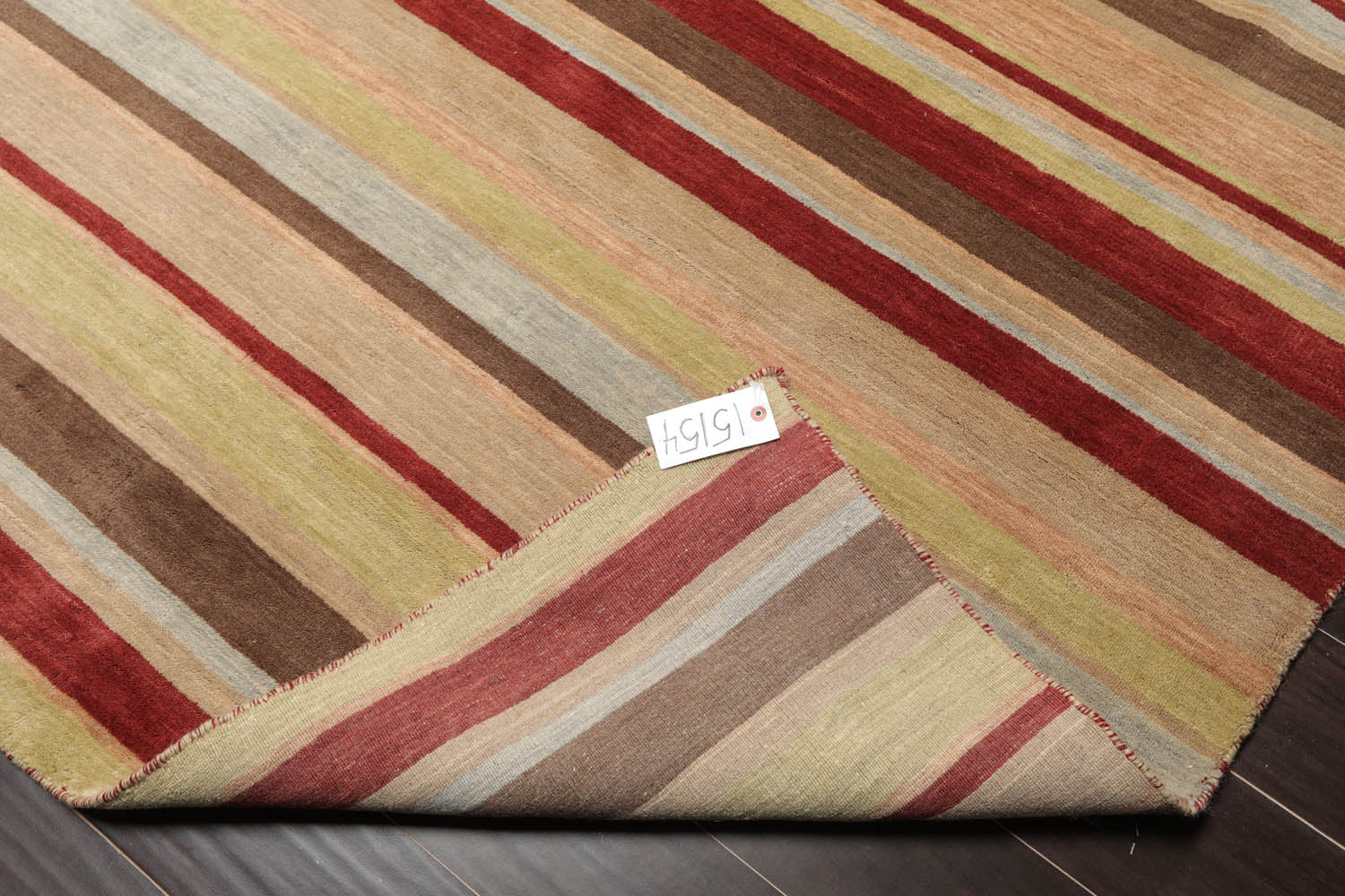 9x12 Rust, Tan, Lime Color Hand Knotted All-Over 100% Wool Modern Oriental Rug