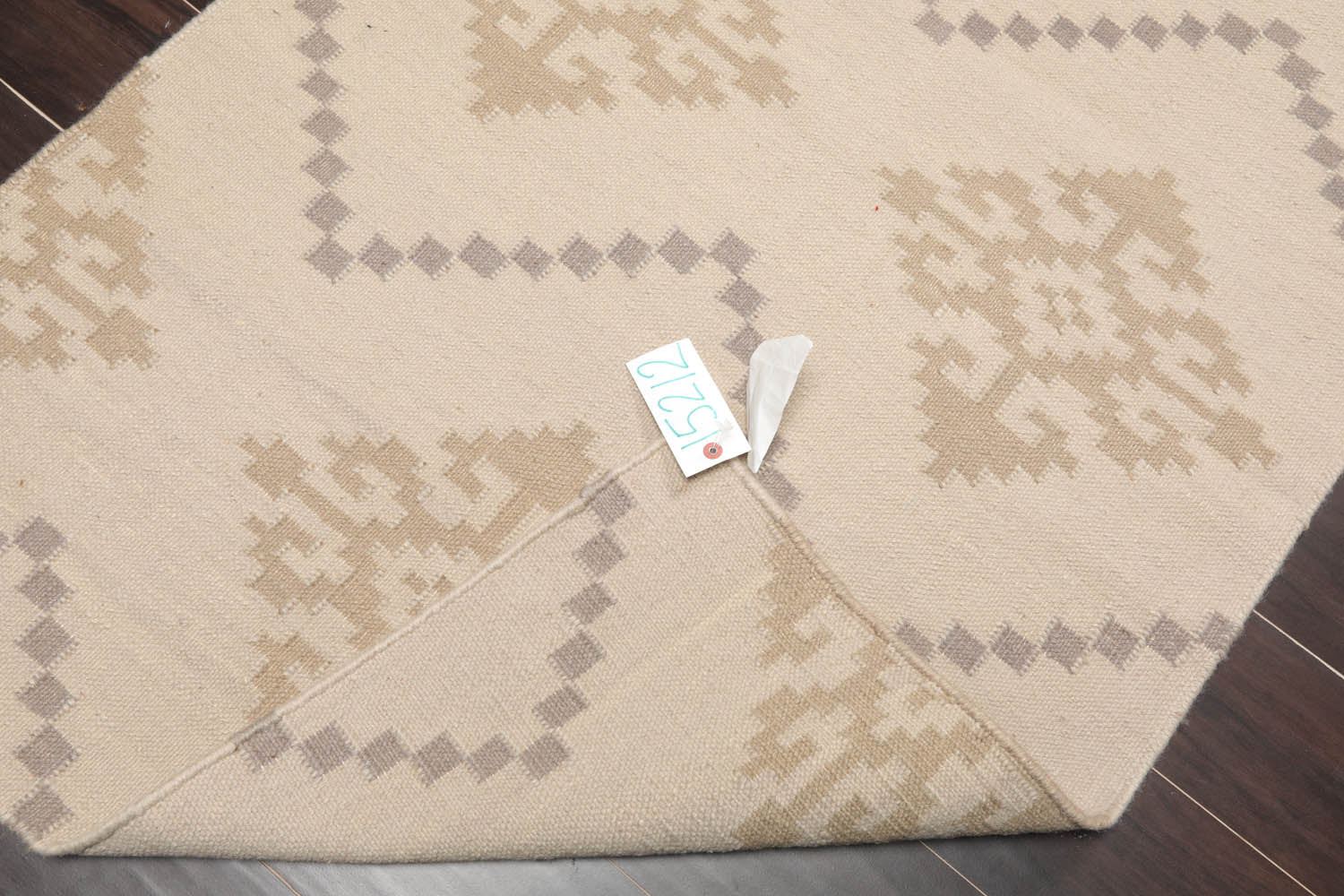 3x5 Beige, Gray, Color Hand Knotted All-Over 100% Wool Modern Oriental Rug