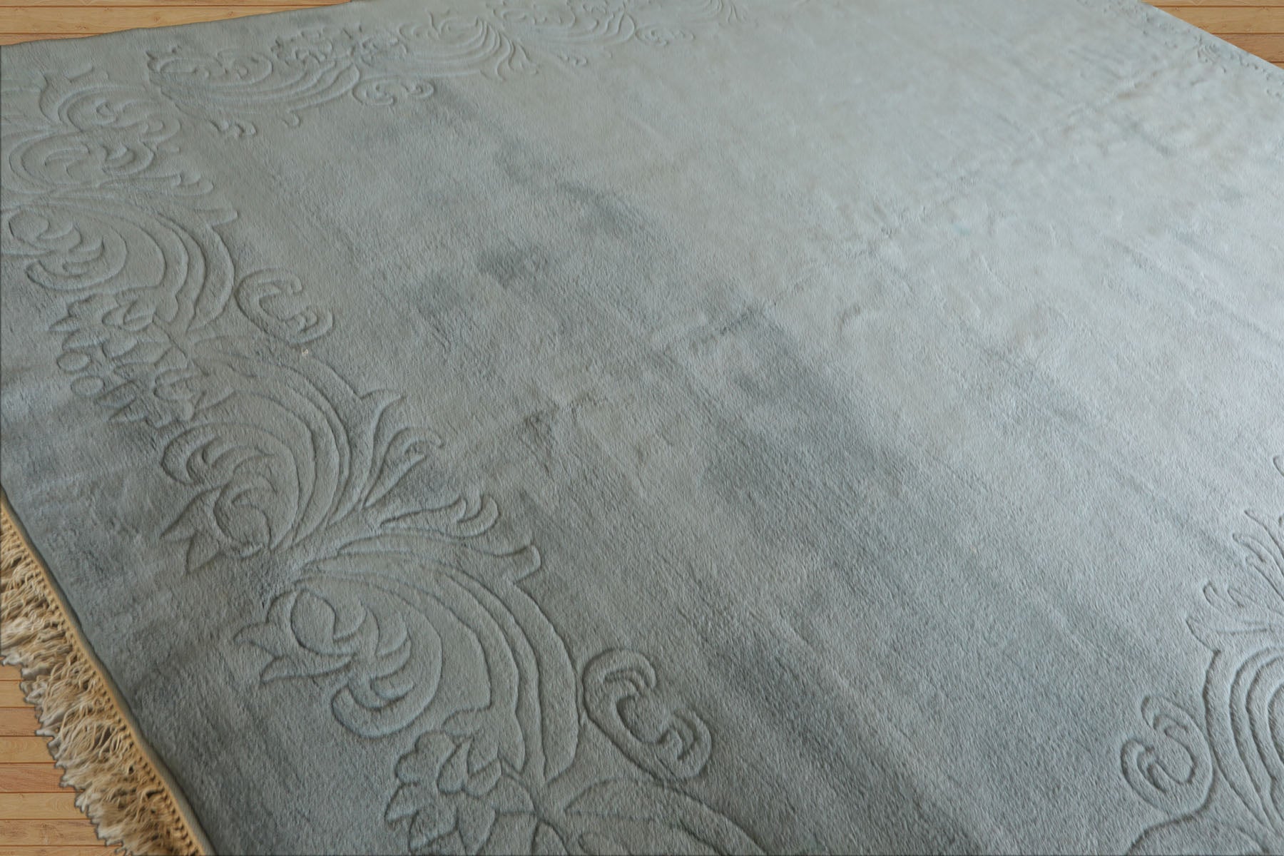 Oversize Light Blue, , Color Hand Knotted Aubusson Savonnerie Wool Traditional Oriental Rug