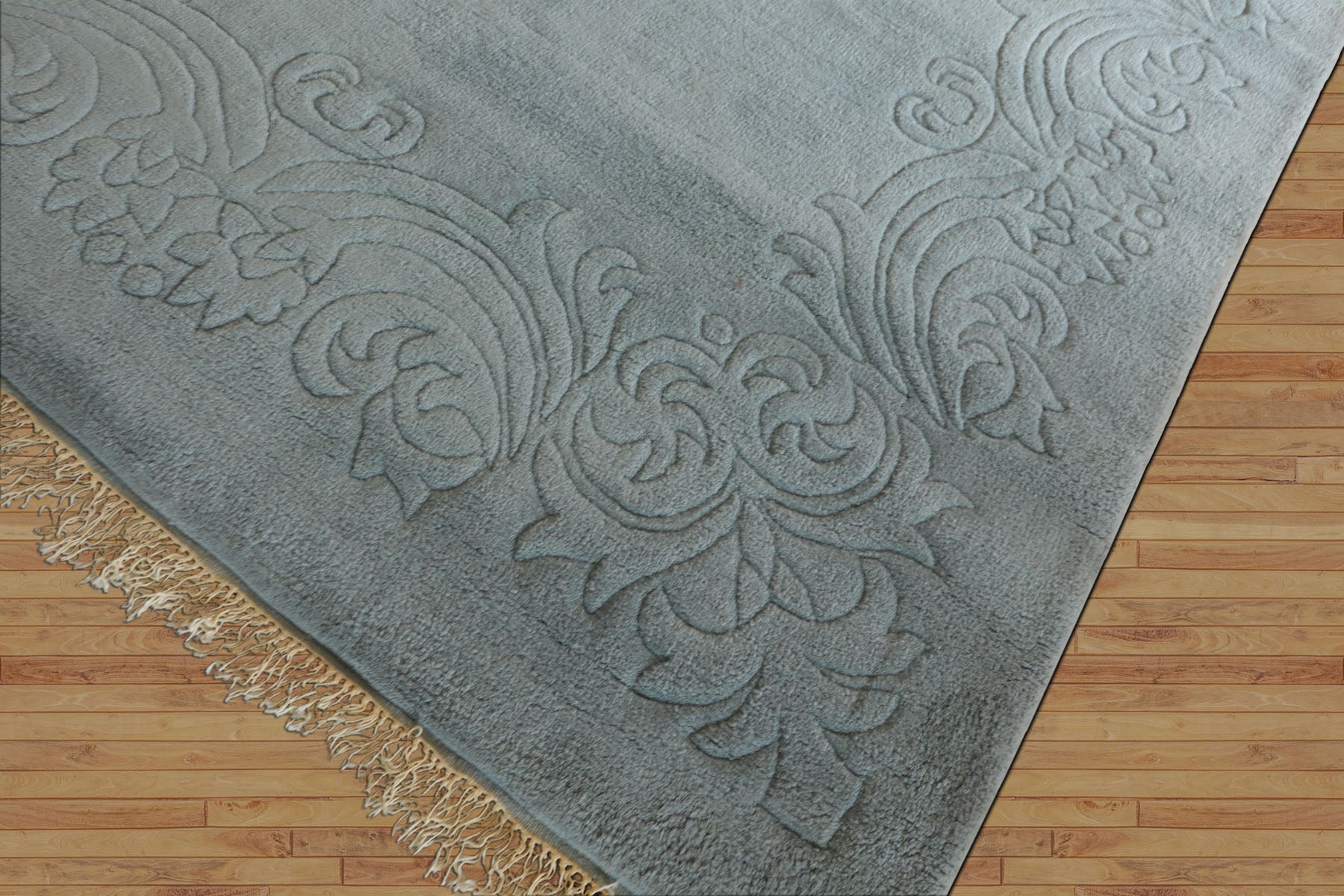 Oversize Light Blue, , Color Hand Knotted Aubusson Savonnerie Wool Traditional Oriental Rug