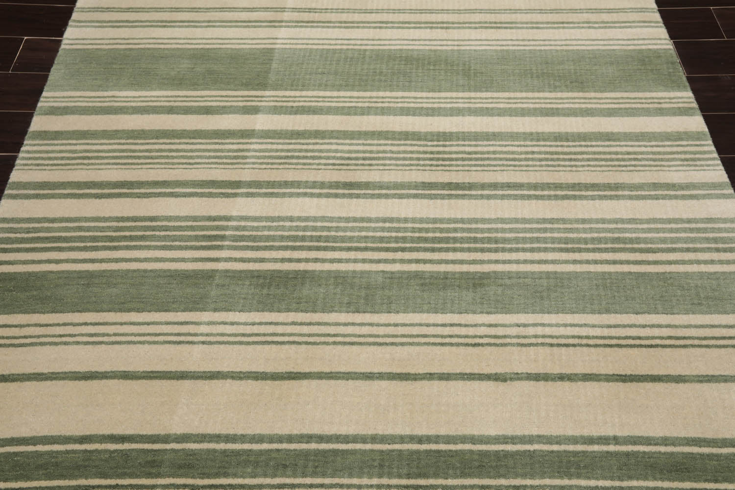 6x9 Beige, Mint, Color Hand Knotted All-Over 100% Wool Modern Oriental Rug