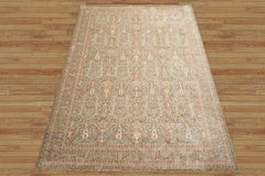 Multi Size Pistachio Ivory Aqua Color Machine Made Persian Polypropylene Traditional Oriental Rug