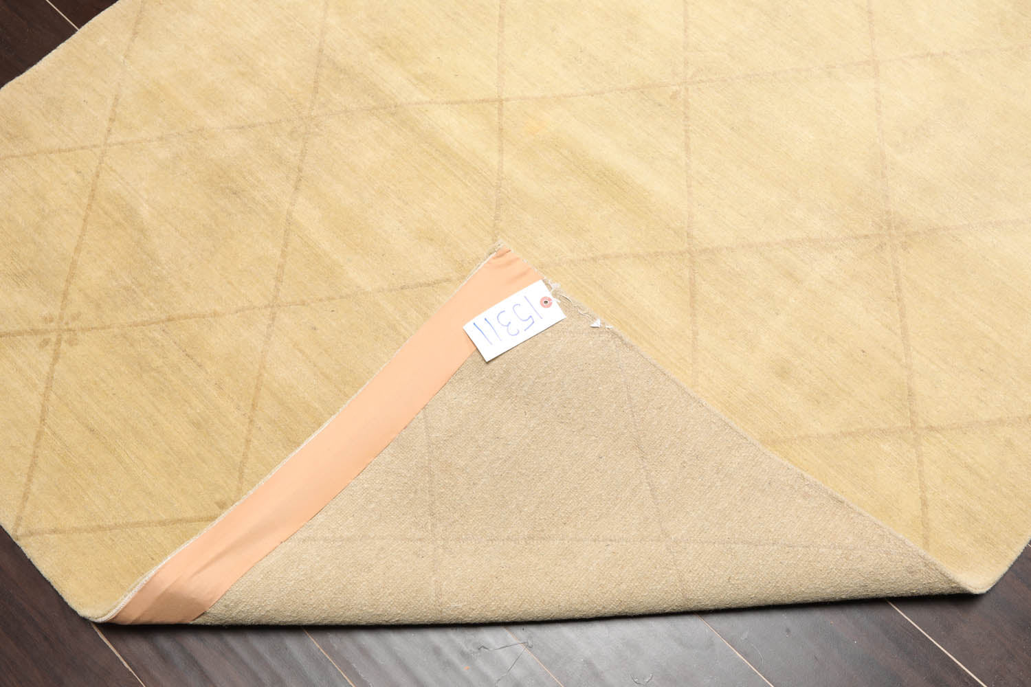 4x6 Pistacchio, Beige, Color Hand Knotted All-Over 100% Wool Modern Oriental Rug