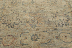 3x5 Gray, Beige, Slate Color Hand Knotted Distress Quality Oushak Wool Transitional Oriental Rug