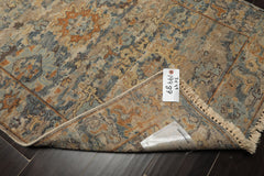 3x5 Beige, Taupe, Gold Color Hand Knotted Distress Quality Oushak Wool Transitional Oriental Rug