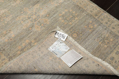 3x5 Mint, Gray, Beige Color Hand Knotted Afghan Oushak Wool Transitional Oriental Rug