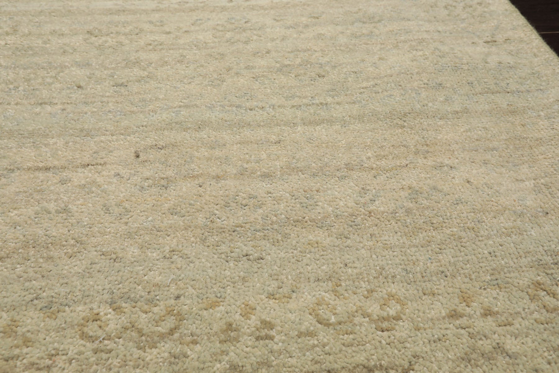 3x5 Gray, Beige, Muted Earth Tones Color Hand Knotted Afghan Oushak Wool Transitional Oriental Rug