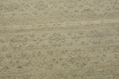 3x5 Gray, Beige, Muted Earth Tones Color Hand Knotted Afghan Oushak Wool Transitional Oriental Rug
