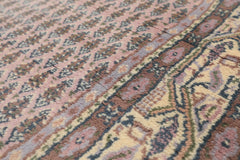 4x6 Lilac, Ivory, Slate Color Hand Knotted Persian Wool Traditional Oriental Rug