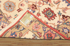 4x6 Ivory, Tan, Rust Color Hand Knotted Soumak Wool Traditional Oriental Rug