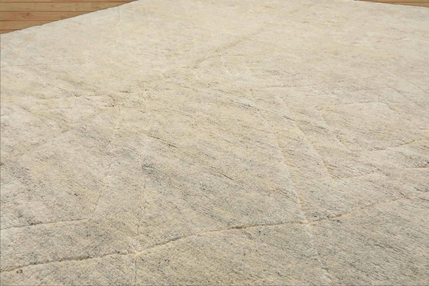 8x10 Beige, Gray, Color Hand Knotted Moroccan Wool Modern & Contemporary Oriental Rug