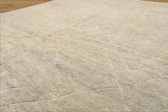 8x10 Beige, Gray, Color Hand Knotted Moroccan Wool Modern & Contemporary Oriental Rug