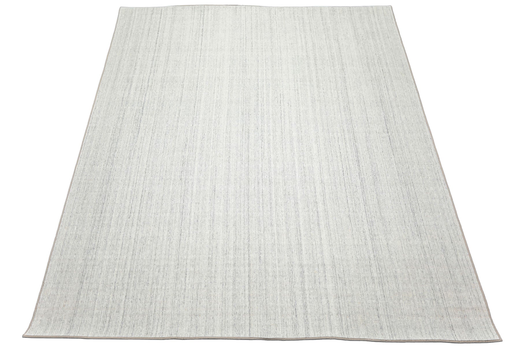 Multi Size Tone on Tone Gray Color Hand Loomed  Wool Contemporary Oriental Rug