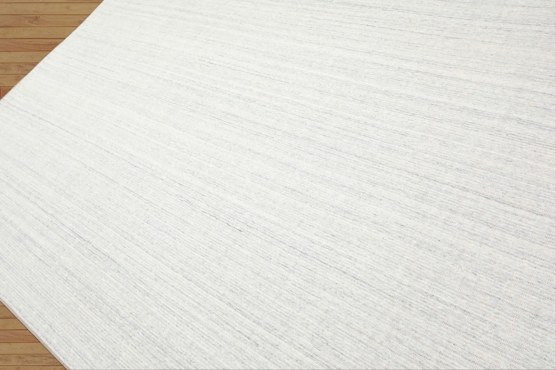 Multi Size Tone on Tone Gray Color Hand Loomed  Wool Contemporary Oriental Rug