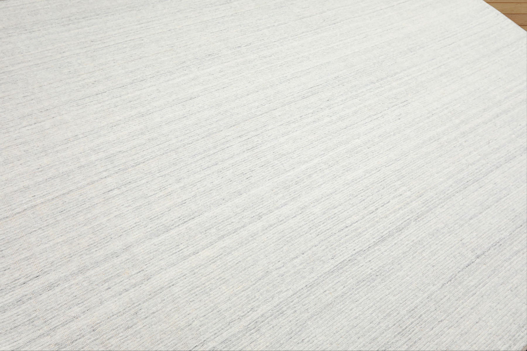 Multi Size Tone on Tone Gray Color Hand Loomed  Wool Contemporary Oriental Rug